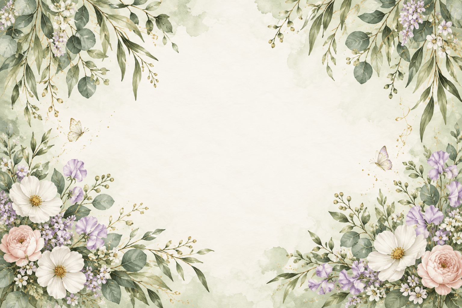 Enchanted fairy garden backdrop